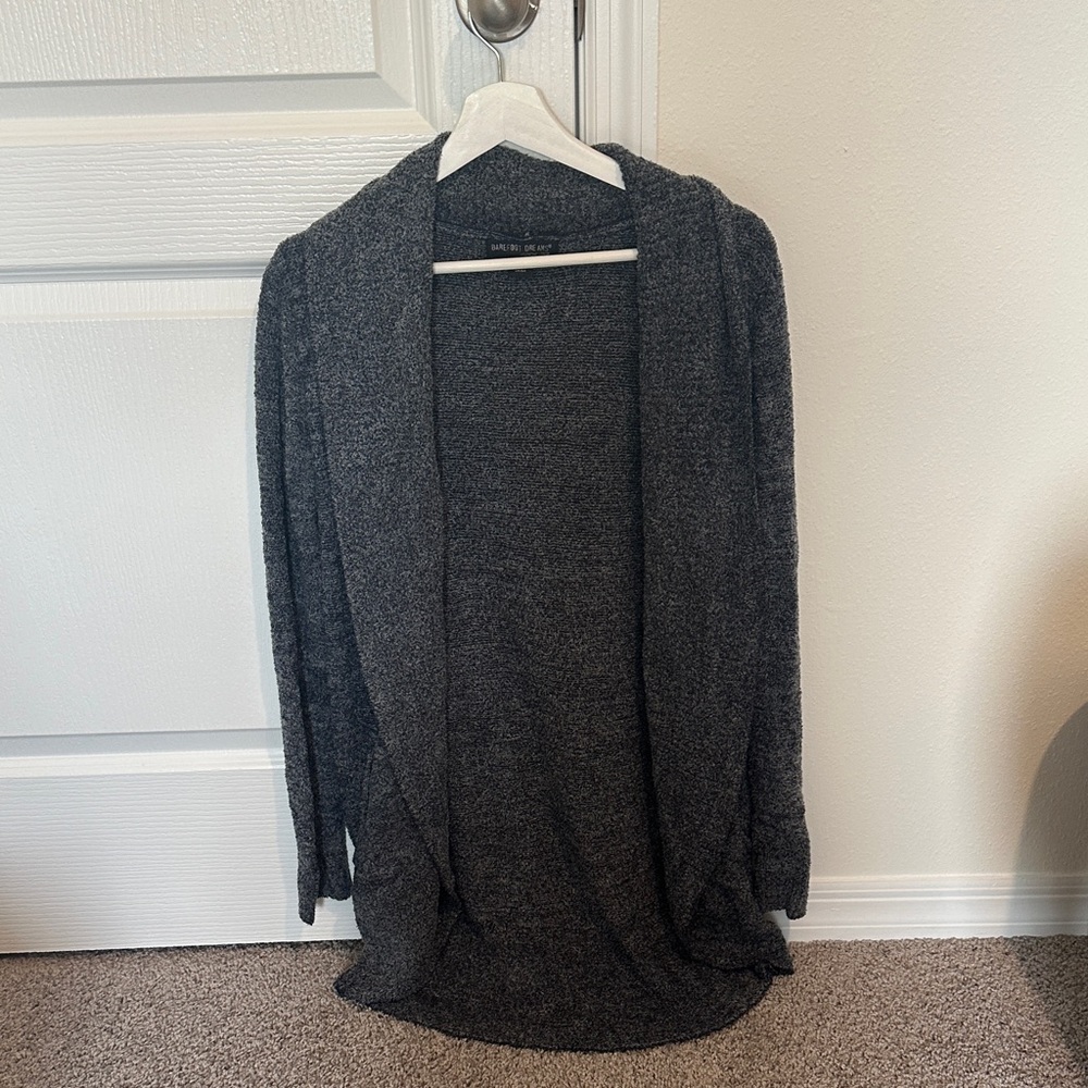 Barefoot Dreams Charcoal Cardigan